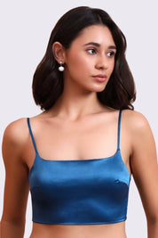 BELLAGIO Modern Essential Bra with Thin Straps, Smooth Contours, and Comfortable Fit BB5529-TEAL-CS113