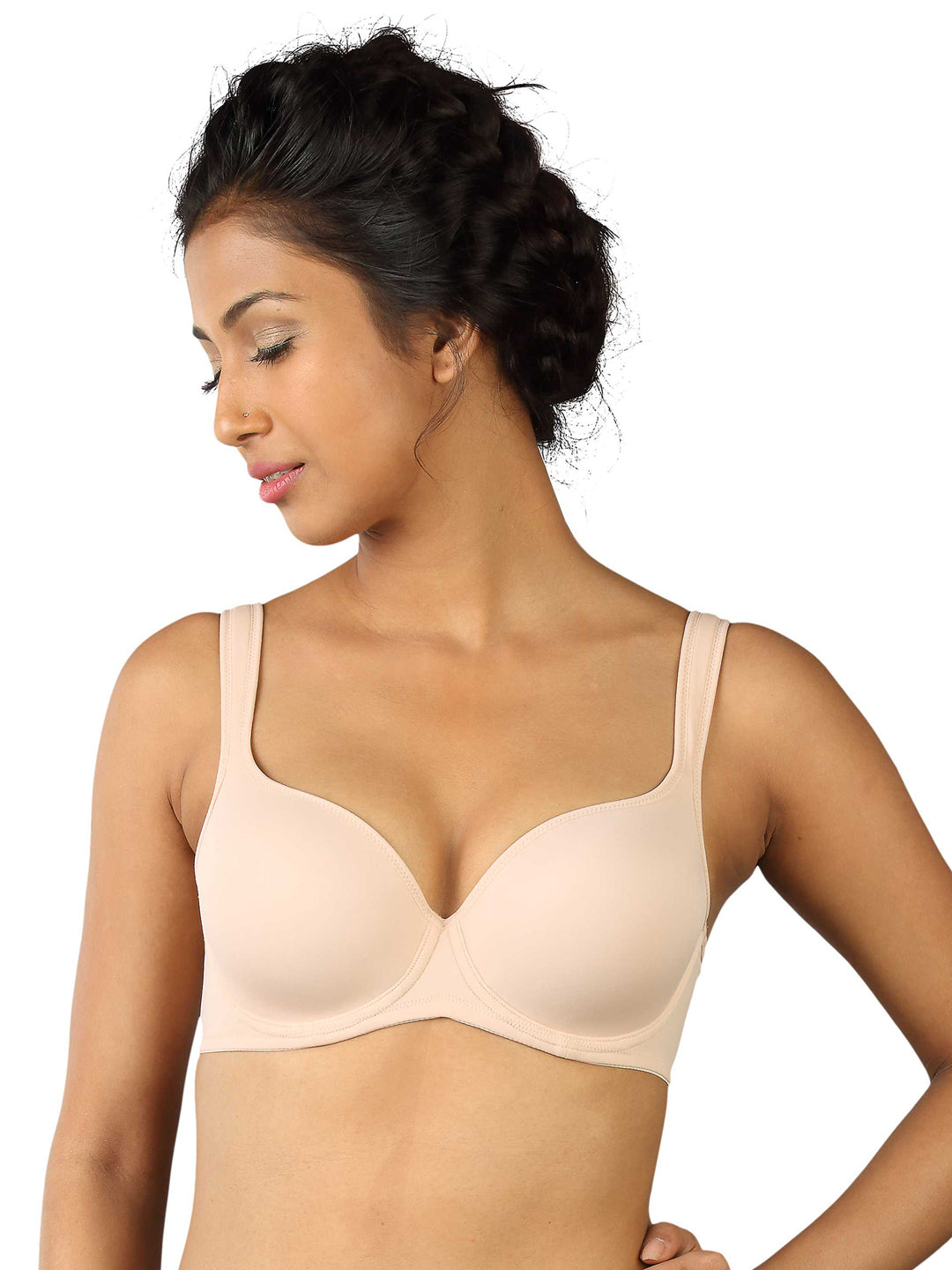 TRIUMPH-121I946 Skin Padded Wired Seamless T-shirt Bra