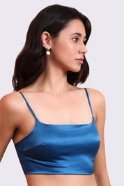 BELLAGIO Modern Essential Bra with Thin Straps, Smooth Contours, and Comfortable Fit BB5529-TEAL-CS113