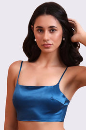 BELLAGIO Modern Essential Bra with Thin Straps, Smooth Contours, and Comfortable Fit BB5529-TEAL-CS113