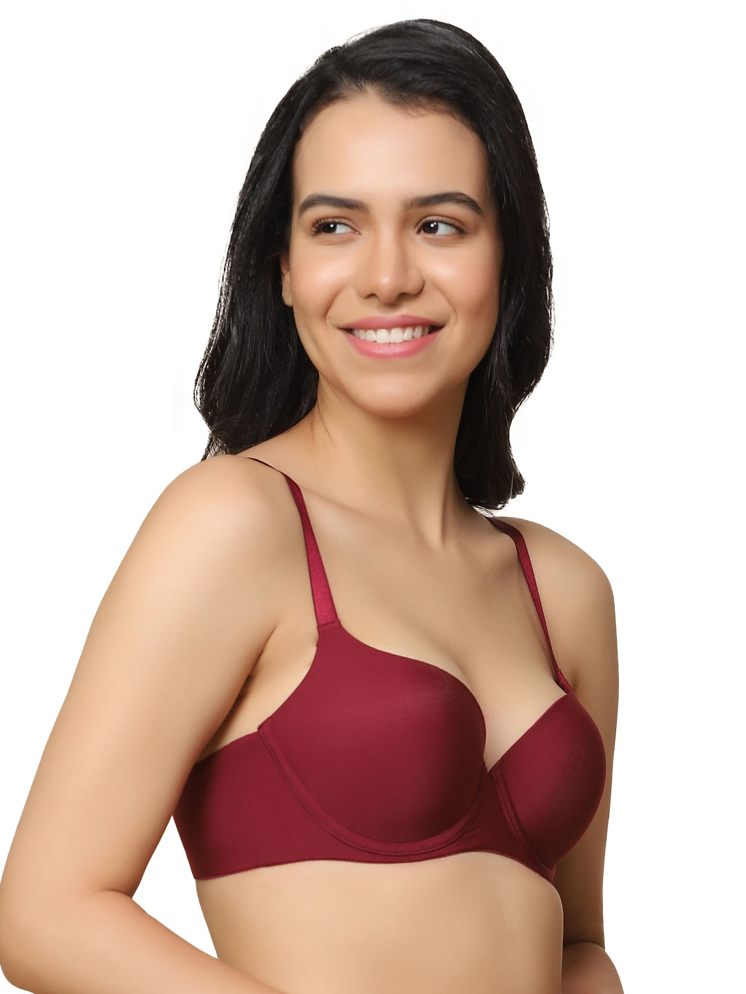 TRIUMPH-122I087 T-Shirt Bra 60 Invisible Wired Padded Body Make-Up Series Light Weight Seamless Support Everyday Bra