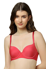 TRIUMPH-122I087 T-Shirt Bra 60 Invisible Wired Padded Body Make-Up Series Light Weight Seamless Support Everyday Bra