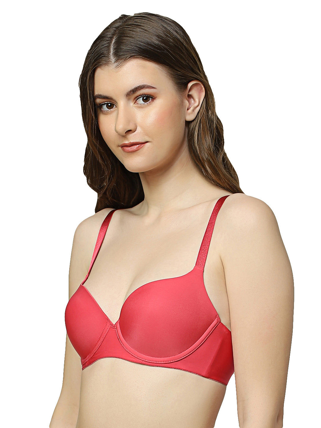 TRIUMPH-122I087 T-Shirt Bra 60 Invisible Wired Padded Body Make-Up Series Light Weight Seamless Support Everyday Bra