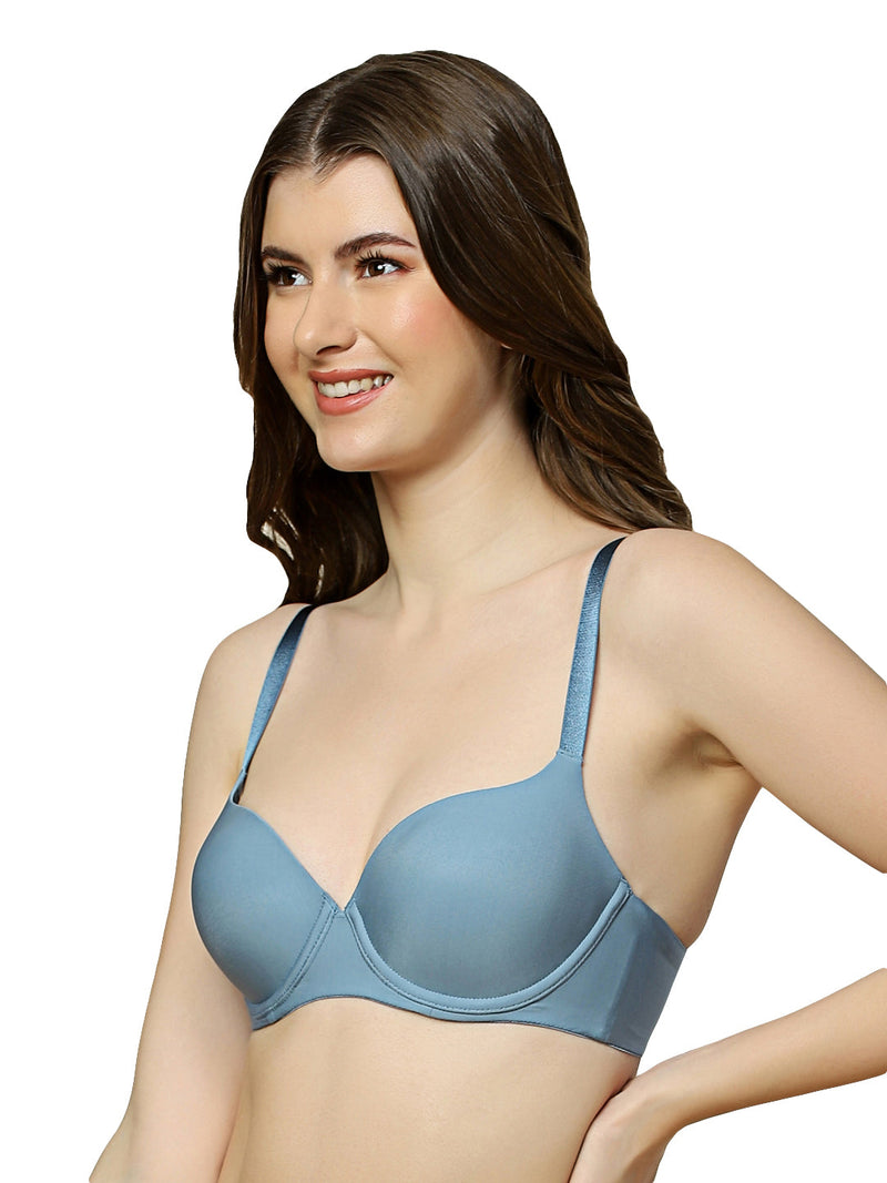 TRIUMPH-122I087 T-Shirt Bra 60 Invisible Wired Padded Body Make-Up Series Light Weight Seamless Support Everyday Bra