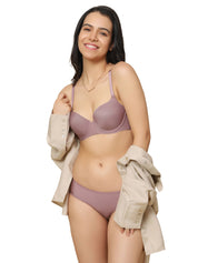 TRIUMPH  122I087 T-Shirt Bra 60 Invisible Wired Padded Body Make-Up Series Light Weight Seamless Support Everyday Bra