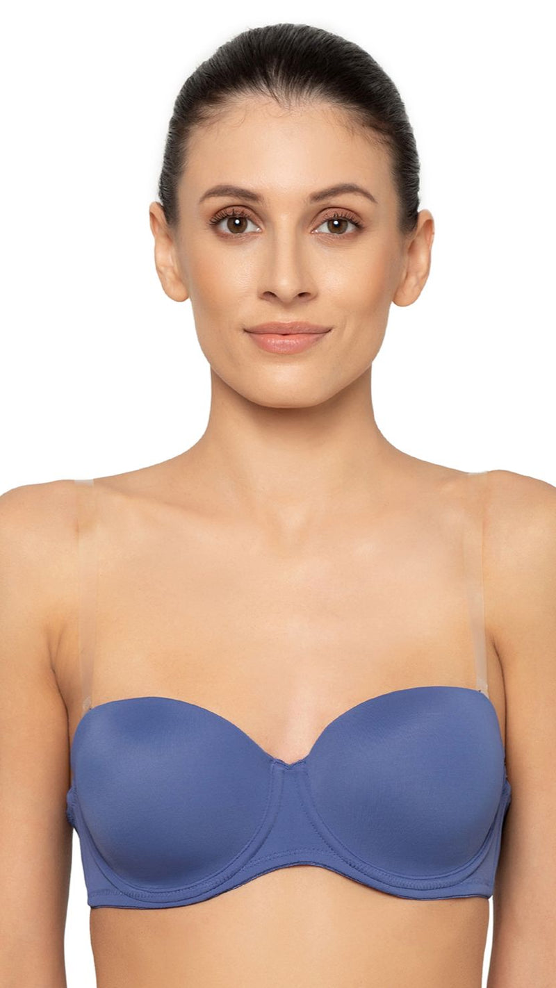Triumph Blue Multi-Way Balcony Padded Wired Bra