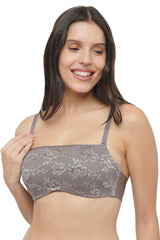 TRIUMPH-123I283 New Lace Bandeau Bra Padded Wired