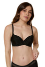 TRIUMPH BRA 123I289-BLACK 04 Padded Wired Seamless Silhoutte T-shirt Bra