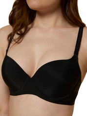 TRIUMPH BRA 123I289-BLACK 04 Padded Wired Seamless Silhoutte T-shirt Bra