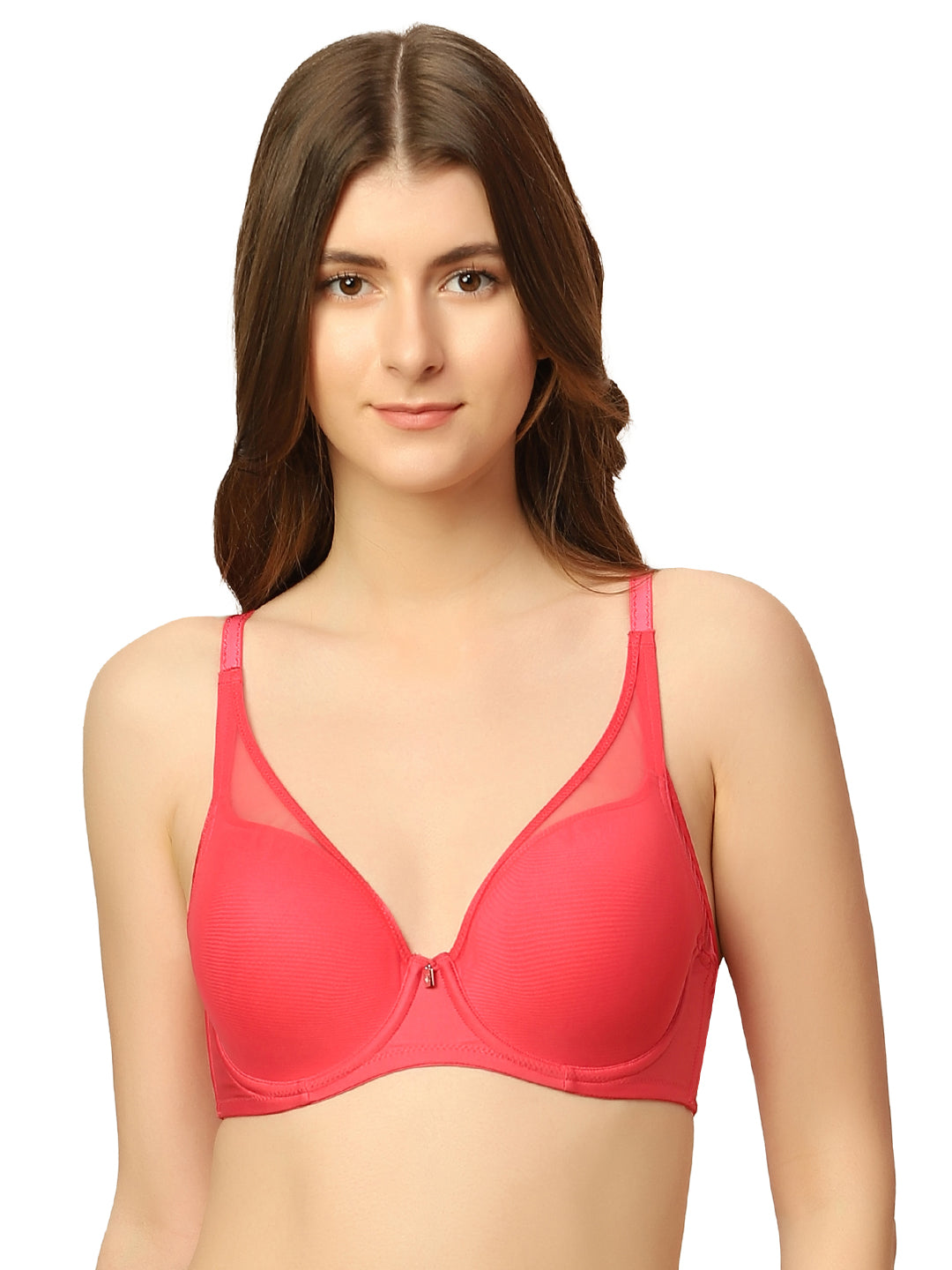 TRIUMPH-123I530 Mesh Spotlight T-Shirt Bra Padded Wired