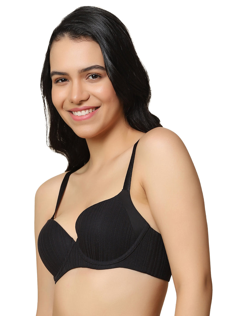TRIUMPH-123I531 Body Make-Up Patchwork Bra Padded Wired