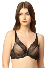 TRIUMPH BRA 123I532-BLACK 04 Women Bralette Lightly Padded Bra