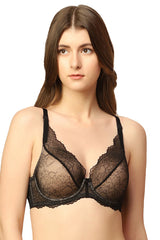 TRIUMPH BRA 123I532-BLACK 04 Women Bralette Lightly Padded Bra