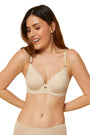 TRIUMPH BRA 123I583-Padded Underwire Bra with Modern Keyhole Detail and Sleek Contours-NN
