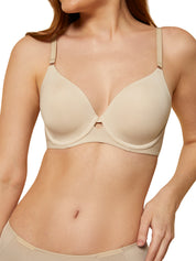 TRIUMPH BRA 123I583-Padded Underwire Bra with Modern Keyhole Detail and Sleek Contours-NN