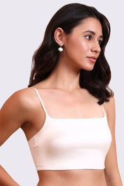 BELLAGIO Modern Essential Bra with Thin Straps, Smooth Contours, and Comfortable Fit BB5529-IVORY-CS113