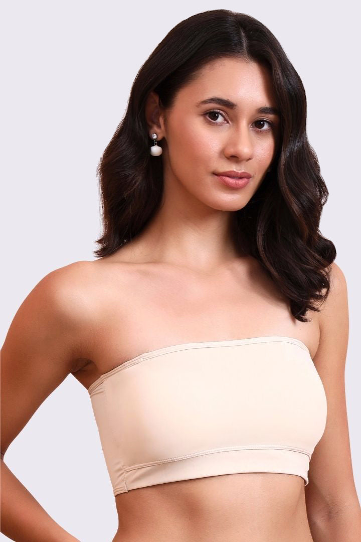 AXTZH One-Piece Tube Bra – Designed for Smooth Support and All-Day Comfort 22XTUBEAR9820-FAWN