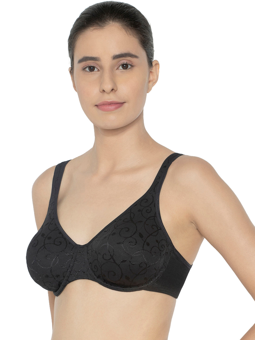TRIUMPH-151I360  Cotton Non Padded Wired Seamless Everyday Bra