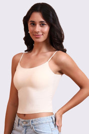 AXTZH Sexy Bralette Featuring Lightweight Stretch and Smooth Contour Design X4123-SKIN-CP123