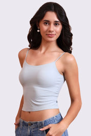 AXTZH Sexy Bralette Featuring Lightweight Stretch and Smooth Contour Design X4123-GREY-CP123