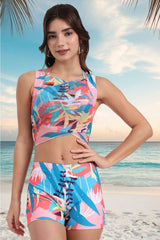 AXTZH Tropic Twist Beachwear Set XSWIM3PS7350IY