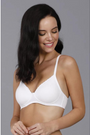 AMANTE BRA -BRA10202 WHITE Cotton Casuals Non-Wired T-Shirt Bra