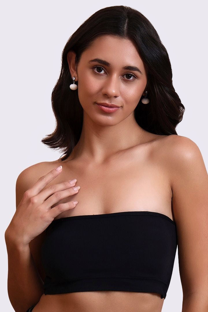 AXTZH One-Piece Tube Bra – Designed for Smooth Support and All-Day Comfort 22XTUBEAR9820-BLACK