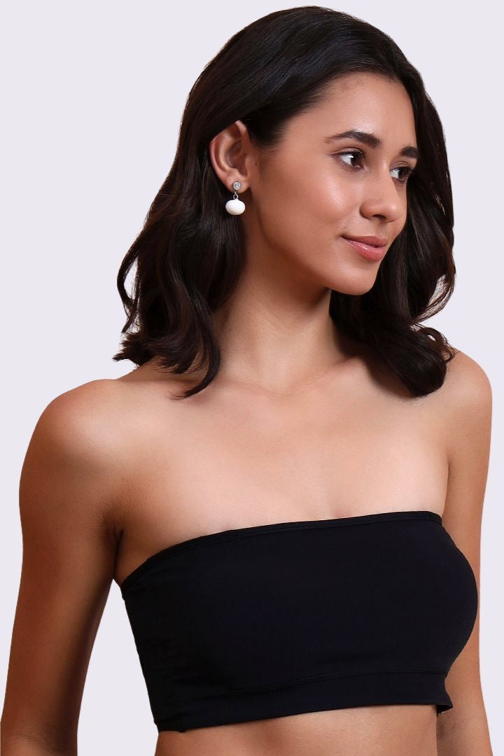 AXTZH One-Piece Tube Bra – Designed for Smooth Support and All-Day Comfort 22XTUBEAR9820-BLACK
