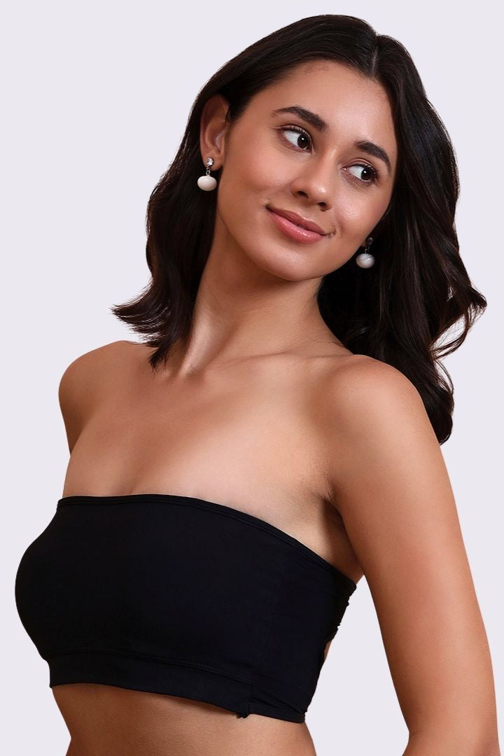 AXTZH One-Piece Tube Bra – Designed for Smooth Support and All-Day Comfort 22XTUBEAR9820-BLACK