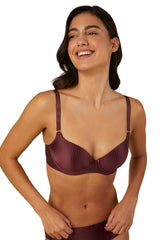 TRIUMPH-123I441 Shiny T-Shirt Bra Padded Wired