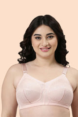 ENAMOR BRA F096 Pearl Ultimate Curve Support Bra for Women- Full Coverage, Non Padded and Wirefree