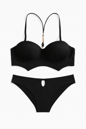 AXTZH Perfectly Coordinated Panty with Matching Bra for Women – Elegant and Comfortable AP7171-BLACK