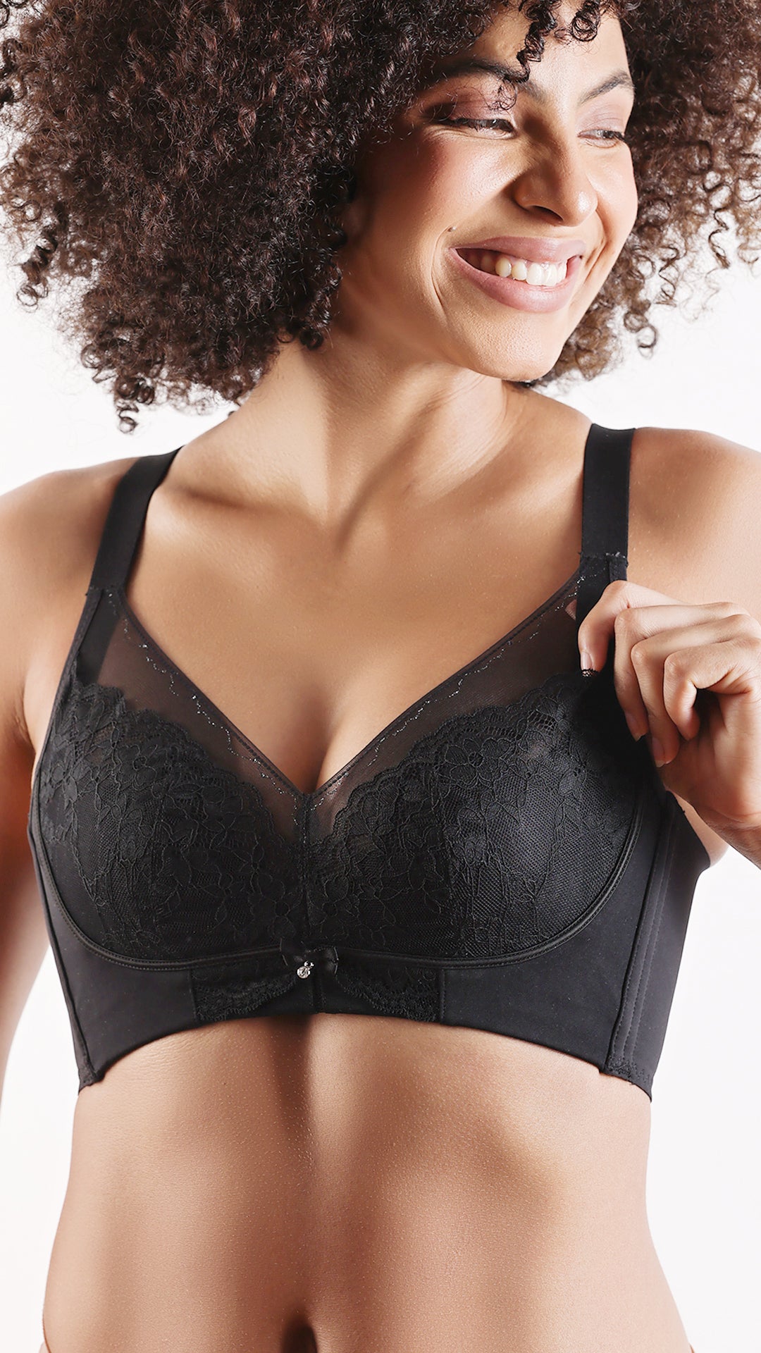 Lace Fashion Bra | Padded Non-Wired Support Bra