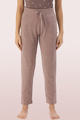 ENAMOR-E060 Umber Brown ESSENTIALS FRENCH TERRY LOUNGE PANTS