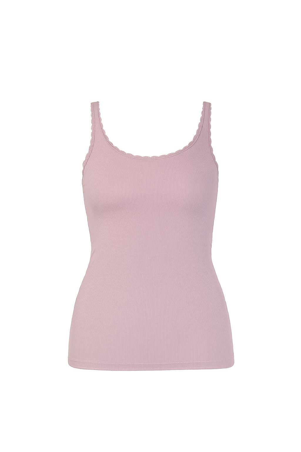 AXTZH Everyday Ribbed Camisole X0080-MAUVE-G2M0