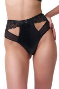 BELLAGIO High-Waist Panty paired with Delicate Lace Accents and Matching Bra for a Complete Elegant Look-BP5318