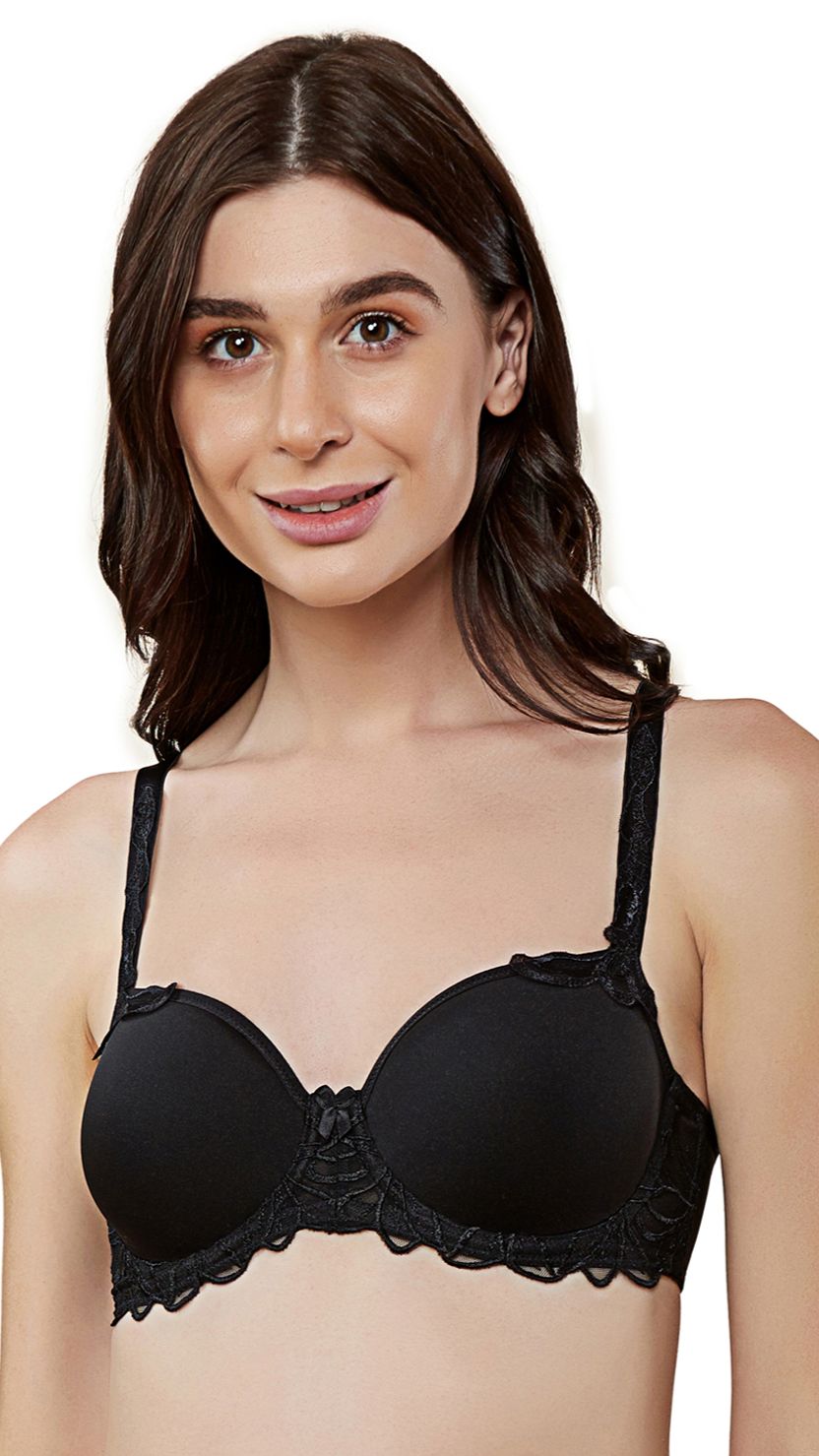 Triumph Black Wired Padded Spacer Cup T-Shirt Minimizer Bra