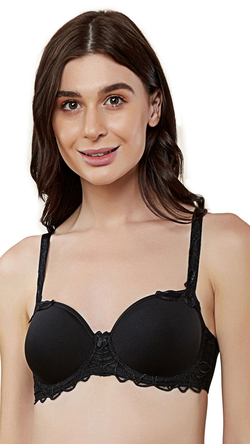 Triumph Black Wired Padded Spacer Cup T-Shirt Minimizer Bra