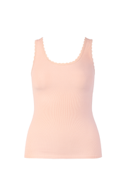 AXTZH Women's Ribbed Cami Top X0232-BLUSH-G2MO