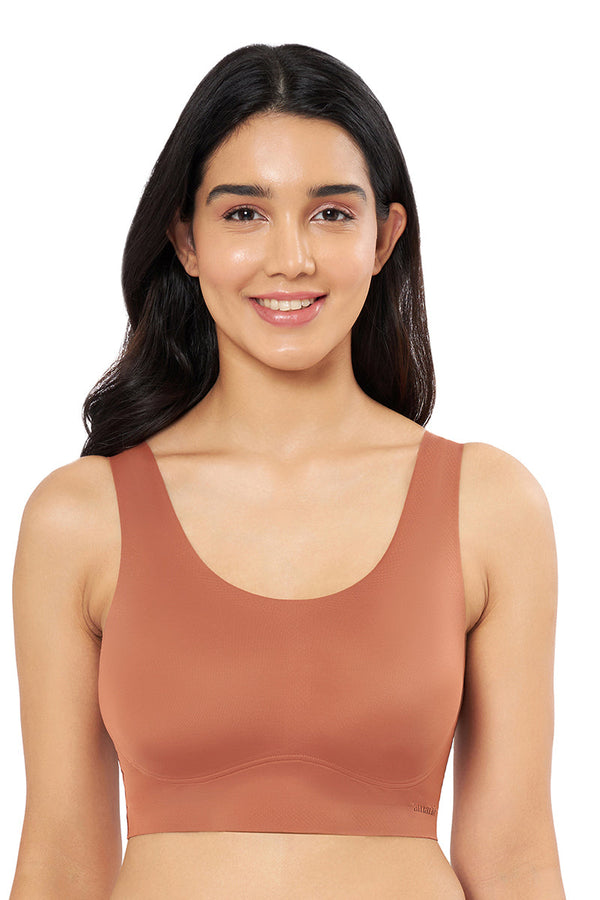 Caramel Nude AMANTE BRA83501 Skins Support Scoop Neck Bra