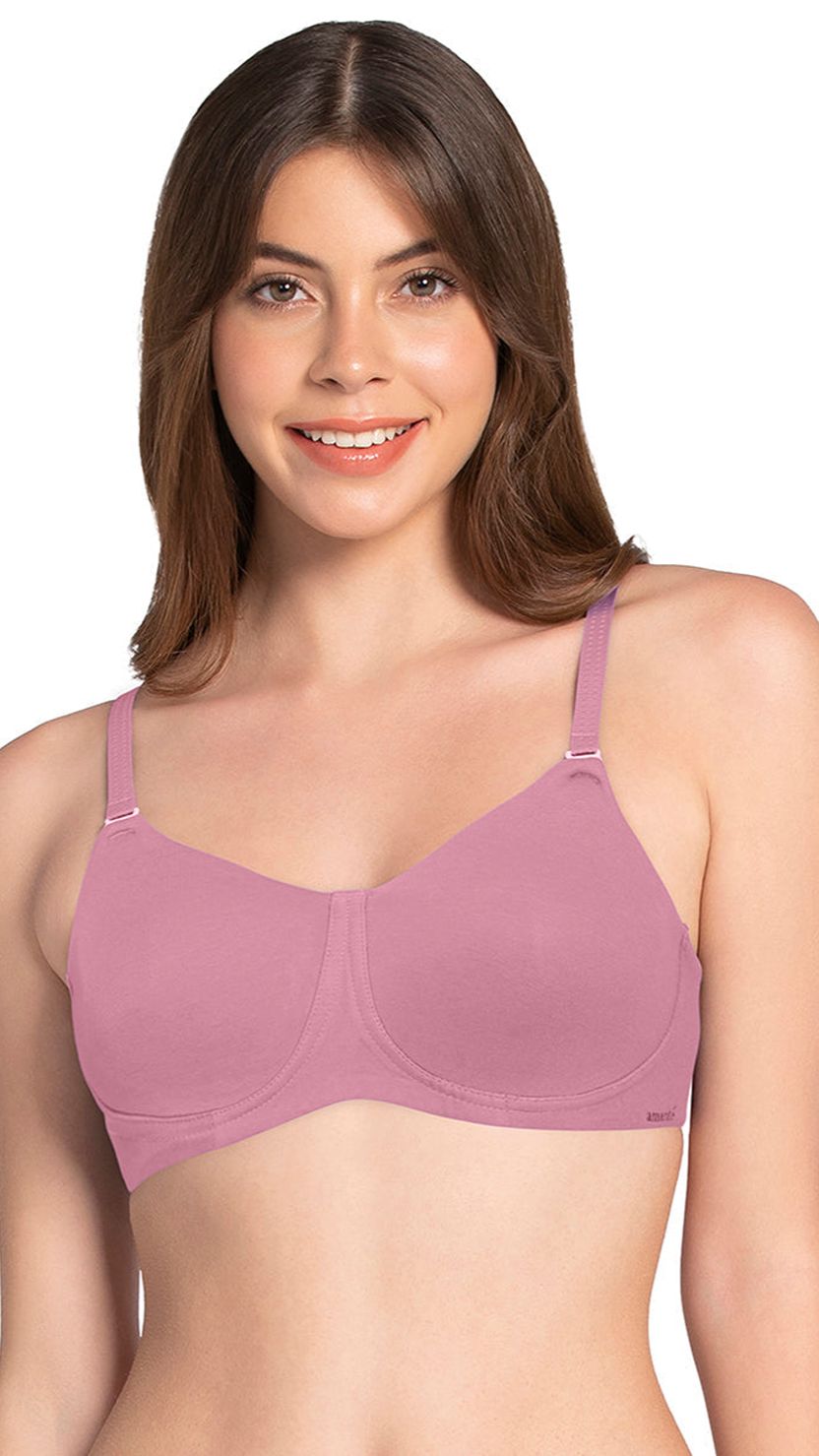 Amante Non Padded Non Wired Seamed Support Bra