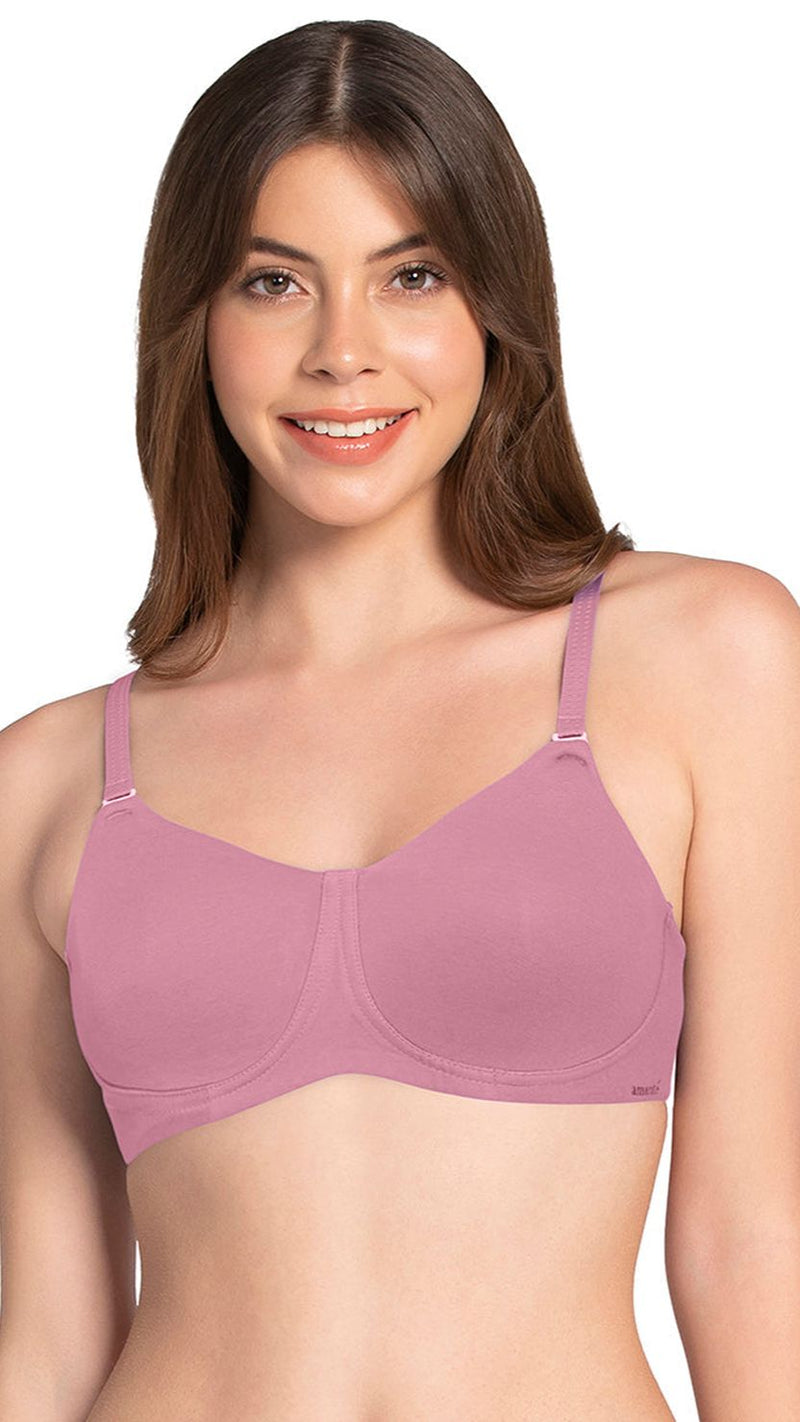 Amante Non Padded Non Wired Seamed Support Bra