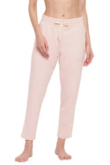 ENAMOR-E060 Pink Pearl ESSENTIALS FRENCH TERRY LOUNGE PANTS