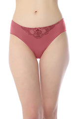 Autumn Rose & Dusty Rose AMANTE-PAN101901 Sheer Luxe Bikini Panty