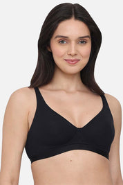 WACOAL BRA-BI03M01 BASICS Essentials2.0 Non-Padded Non-Wired Full Cup Everyday Wear T-shirt Bra - Black