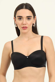 AMANTE BRA-F0017 Amante Padded Wired Full Coverage Detachable Straps Signature Multiway Strapless Bra