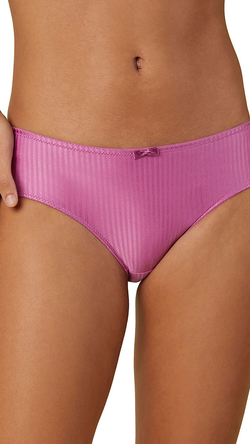 Triumph PANTY Women's Striped Full Coverage Mid-Rise Hipster Briefs