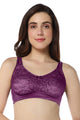 AMANTE BRA -BRA101301 Elegant Lace Non-Padded Non-Wired Support Bra
