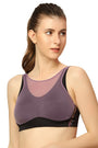 TRIUMPH 110I712-High Neck Mesh Panel Bra with Supportive Fit and Modern Styling-K9