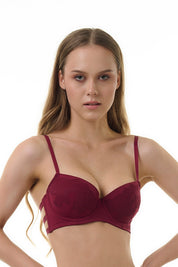 BELLAGIO BRA-BB5078 Lace design Underwired Push Up Lightly Padded Medium Coverage Bra